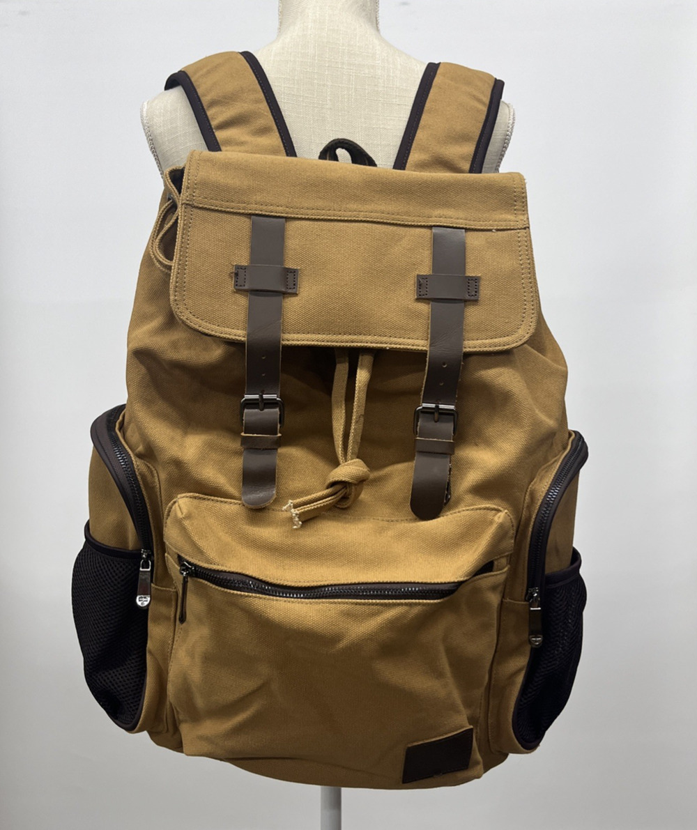 Flight Outfitters Bush Pilot Backpack Flight Bag Rugged Canvas Laptop EUC